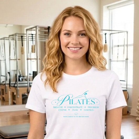 Luxury Pilates | The Core Principles Blue トライブレンドTシャツ