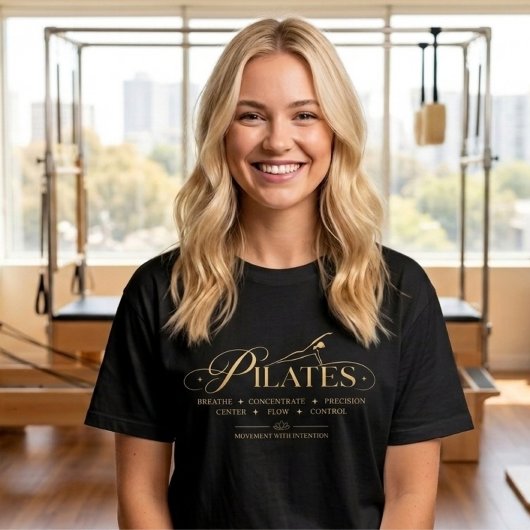 Luxury Pilates | The Core Principles Gold Tシャツ