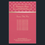 Luxury Pink Quilted Modern Gold Beauty Salon Spa チラシ<br><div class="desc">Luxury Pink Quilted Modern Gold Beauty Salon Spa Brochures.</div>