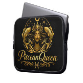 Luxury Piscean Queen Electronics Bag ラップトップスリーブ (正面左)