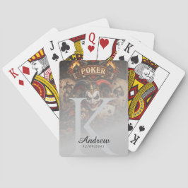 Luxury Poker Joker King Card Design, Custom  トランプ