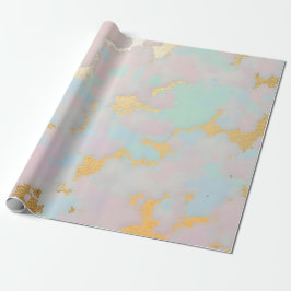 Luxury Popular Blush Pink Mint Gold Collection ラッピングペーパー