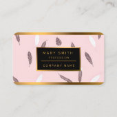 Luxury Popular Feathers Boho Collection 名刺 (正面)