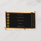 Luxury Popular Feathers Boho Collection 名刺 (裏面)