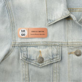 Luxury Property Staff Custom Logo Magnetic 名札 (インサイチュ)