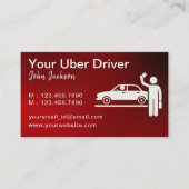 Luxury Public Transport Taxi Car Serviceの写真 名刺 (正面)