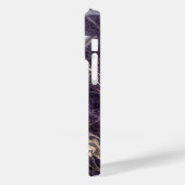 Luxury Purple and Gold Marble iPhone Case Case-Mate iPhoneケース (裏面 / 左)