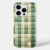 Luxury Quilted Fabric Pattern Case - Sage Green  Case-Mate iPhoneケース (裏面)