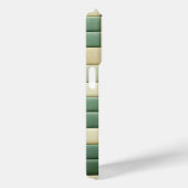 Luxury Quilted Fabric Pattern Case - Sage Green  Case-Mate iPhoneケース (裏面 / 右)