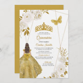Luxury Quinceanera-Customizable Quinceanera Design 招待状 (正面/裏面)