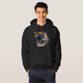 Luxury Rainbow Moon Fish 3D Star Pullover Hoodie パーカ (正面フル)