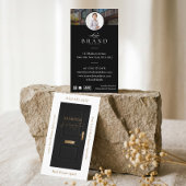 Luxury Real Estate Black Door Professional Photo 名刺
