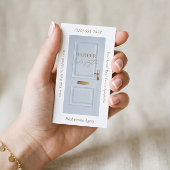 Luxury Real Estate Blue Door Professional Photo 名刺