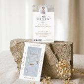 Luxury Real Estate Blue Door Professional Photo 名刺