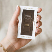 Luxury Real Estate Brown Door Professional Photo 名刺