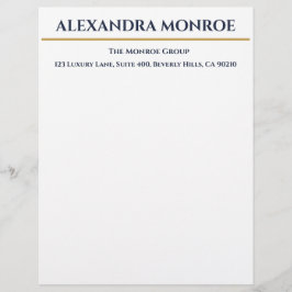 Luxury Real Estate Letterhead レターヘッド