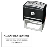 Luxury Real Estate Name – Minimal Professional  セルフインキングスタンプ (インサイチュ)