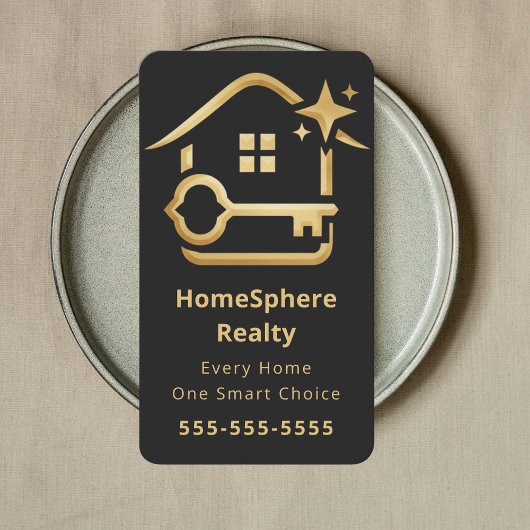 Luxury Realtor Real Estate Agent Broker Modern 名刺