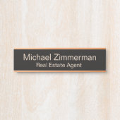 Luxury Realtor Real Estate Agent Office Door Sign サインプレート (正面)