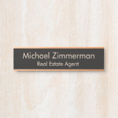 Luxury Realtor Real Estate Agent Office Door Sign サインプレート (正面)