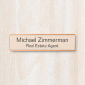 Luxury Realtor Real Estate Agent Office Door Sign サインプレート (正面)