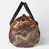 Luxury Red and Gold Baroque Swirl Gym All-Over Pr  ダッフルバッグ (右)
