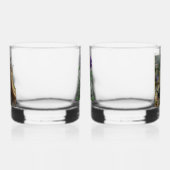 Luxury Rocks Glass Set - パーソナライズド モノグラム A ウイスキーグラス (右)