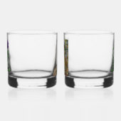 Luxury Rocks Glass Set - パーソナライズド モノグラム A ウイスキーグラス (左)