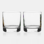 Luxury Rocks Glass Set - Personalised Monogram A ウイスキーグラス (右)