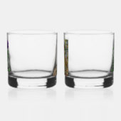 Luxury Rocks Glass Set - Personalised Monogram A ウイスキーグラス (左)