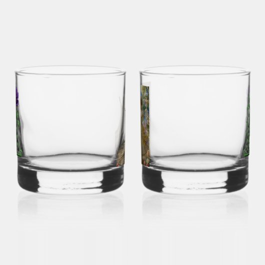 Luxury Rocks Glass Set - Personalised Monogram A ウイスキーグラス (左)