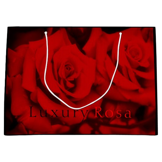 Luxury Rosa:Large Paper Bag (6) ラージペーパーバッグ (正面)