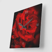Luxury Rosa:Square Wall Clock スクエア壁時計 (傾斜)