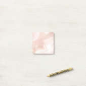 Luxury Rose Gold Ink Art Post-it Notes Block ポストイット (デスク上)
