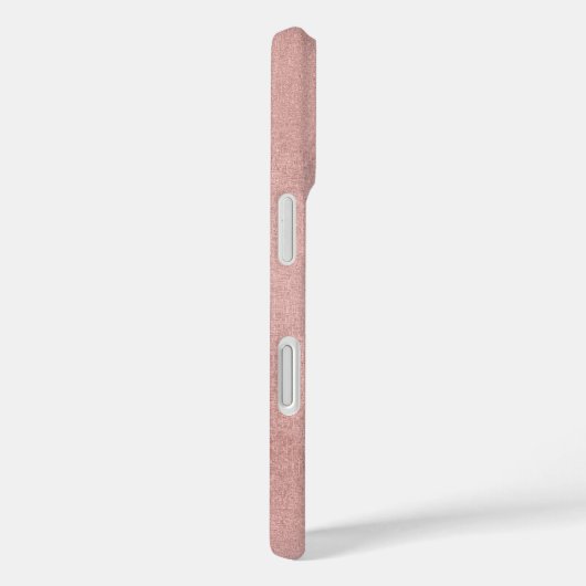 Luxury Rose Gold Monogram Case-Mate iPhoneケース (裏面 / 右)
