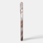 Luxury Rose Gold & Pink Marble Case - Elegant Soft Case-Mate iPhoneケース (裏面 / 左)