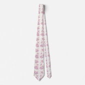 Luxury Rose Pattern Wrapping Paper ネクタイ (正面)