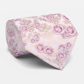 Luxury Rose Pattern Wrapping Paper ネクタイ (ロール)