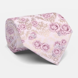 Luxury Rose Pattern Wrapping Paper ネクタイ