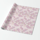 Luxury Rose Pattern Wrapping Paper ラッピングペーパー (アンロールド)