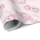 Luxury Rose Pattern Wrapping Paper ラッピングペーパー (ロールコーナー)