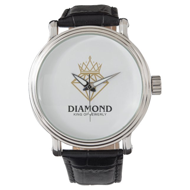 Luxury Sacha Jewelry Diamond Logo Elegant Silver R 腕時計 (正面)