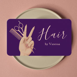 Luxury Salon Brand Design Hairstylist Hairdresser 名刺
