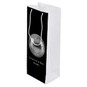 Luxury Silver Soccer Ball for Corporate Gala&Event ワインギフトバッグ (正面アングル)