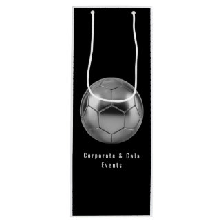 Luxury Silver Soccer Ball for Corporate Gala&Event ワインギフトバッグ