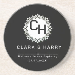 Luxury Simple minimalist elegant modern weeding コースター