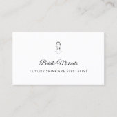 Luxury Skincare Specialist Minimal Elegant 名刺 (正面)