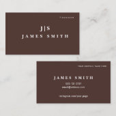Luxury Small Business Business Card | Editable 名刺 (正面/裏面)