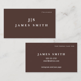 Luxury Small Business Business Card | Editable 名刺