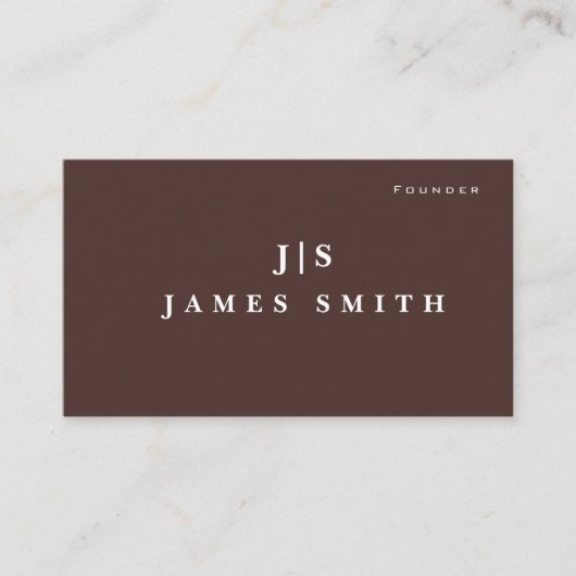 Luxury Small Business Business Card | Editable 名刺 (正面)